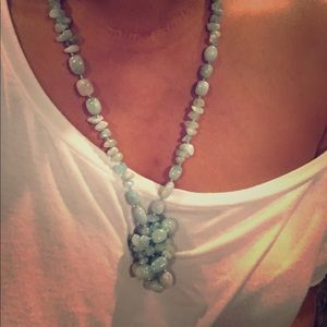 Larimar beads necklace 925